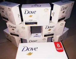 Dove Cream Beauty Bathing Bar 50 g - Pack of 6 (Free Dove Shampoo 8.5ml)