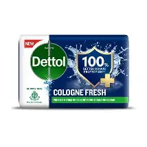Dettol Lime Fresh (Lime Cool) Bathing Soap Bar with 12hr Freshness (400gm) |Long Lasting Freshness, 100gm Pack of 4