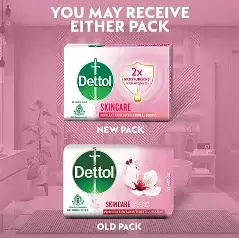 Dettol Skincare Moisturizing Beauty Bathing Soap Bar with Argan Oil (750gm) | Softer Skin, 150gm, Pack of 5
